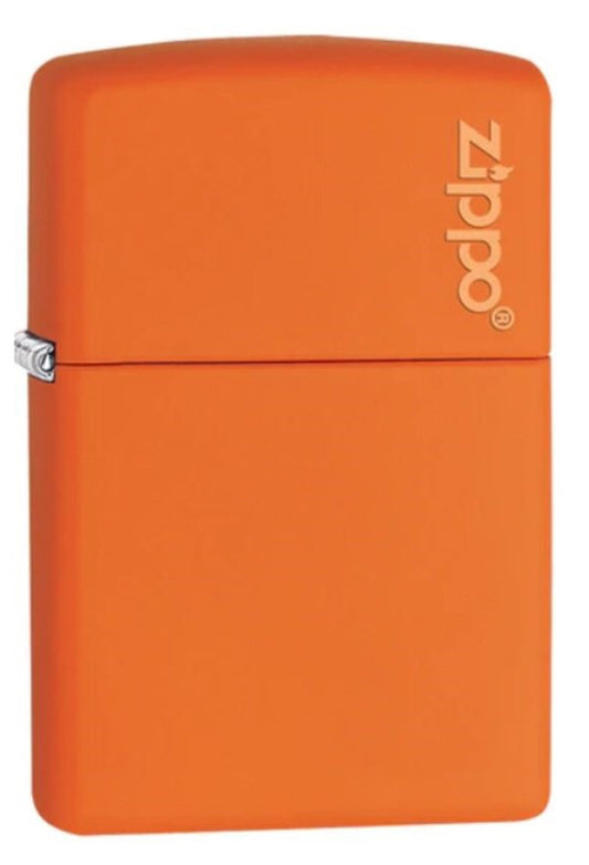 Zippo Orange with Zippo Logo
