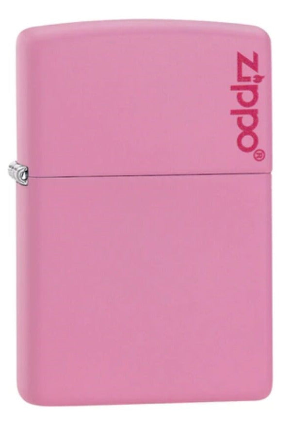 Zippo Pink Matte with Zippo Logo
