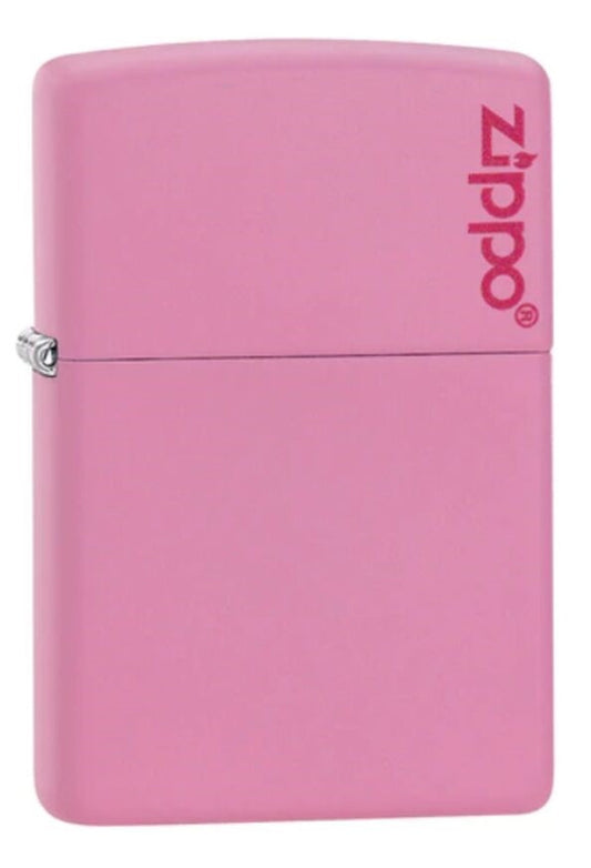 Zippo Pink Matte with Zippo Logo
