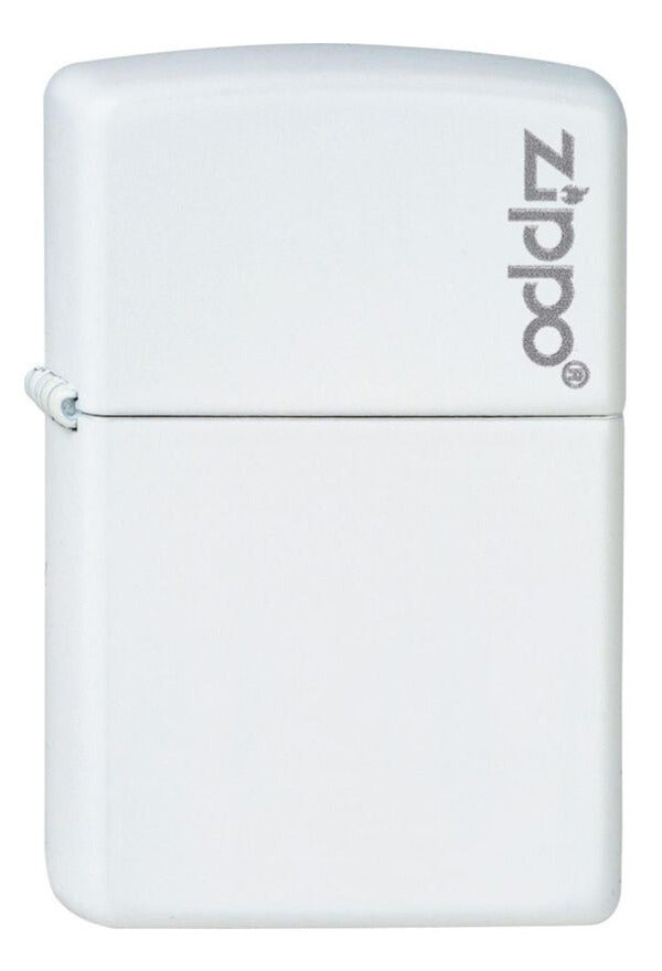 Zippo White with Zippo Logo