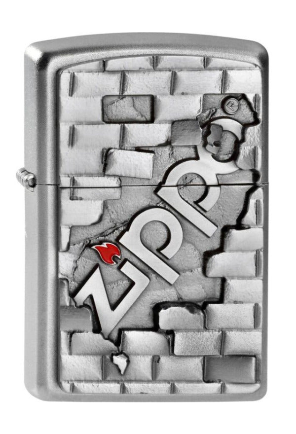 Zippo Pocket Lighter Zippo 205 the Wall Emblem