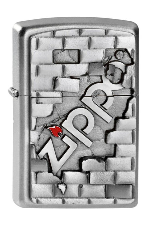 Zippo Pocket Lighter Zippo 205 the Wall Emblem