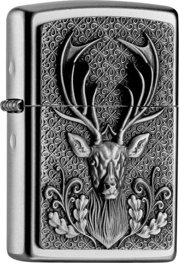 Zippo Pocket Lighter Deer Head