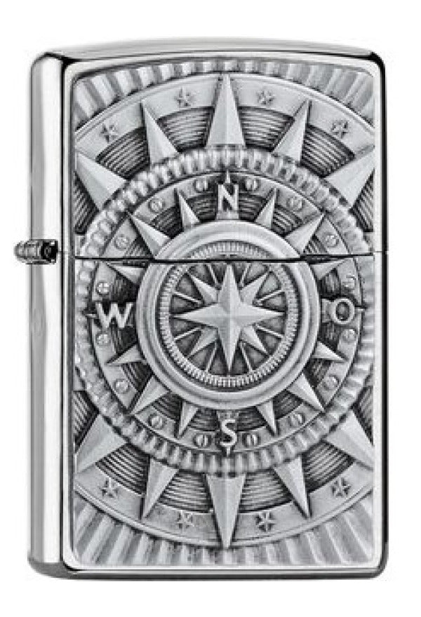 Zippo Pocket Lighter Compass Emblem