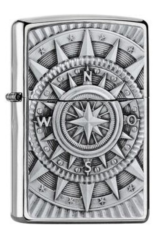 Zippo Pocket Lighter Compass Emblem