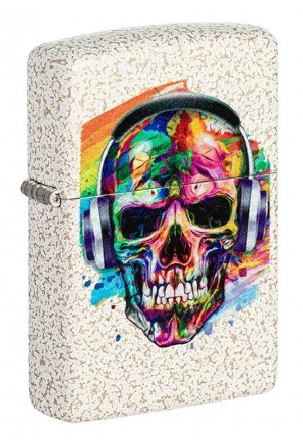 Zippo Skull Headphones Design