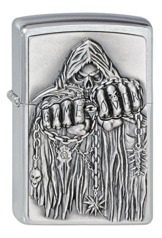 Zippo Pocket Lighter 200 Game Over Emblem