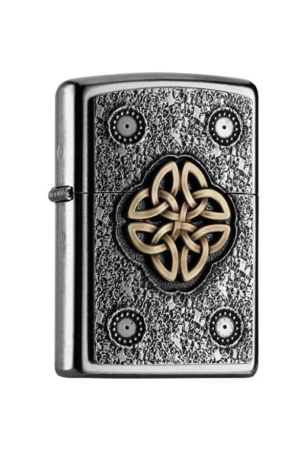 Zippo Pocket Lighter Emblem with Celtic Knot
