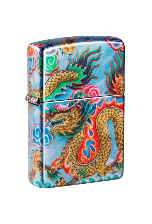 Zippo Colour Dragon Design