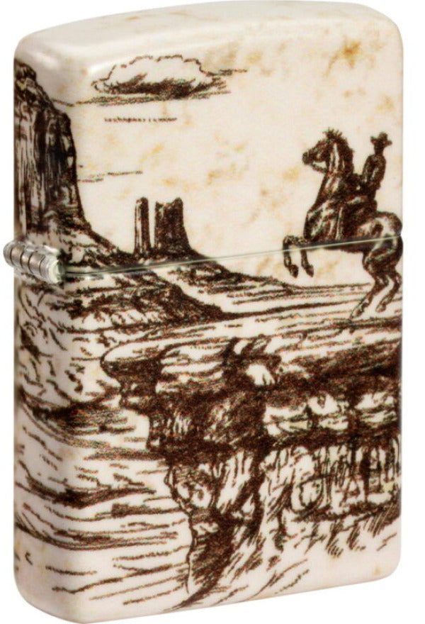 Zippo Wild West Scene Design