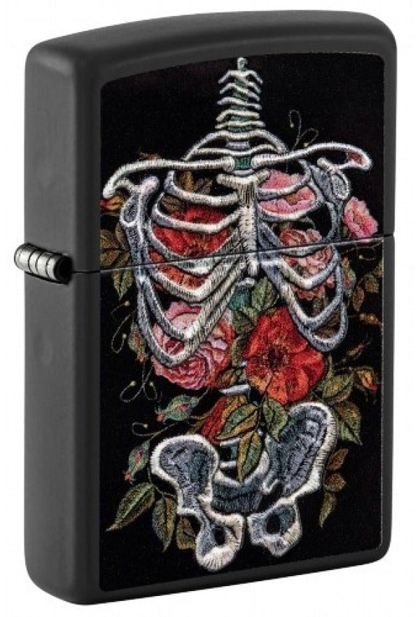 Zippo 218 Skelett Embroidery