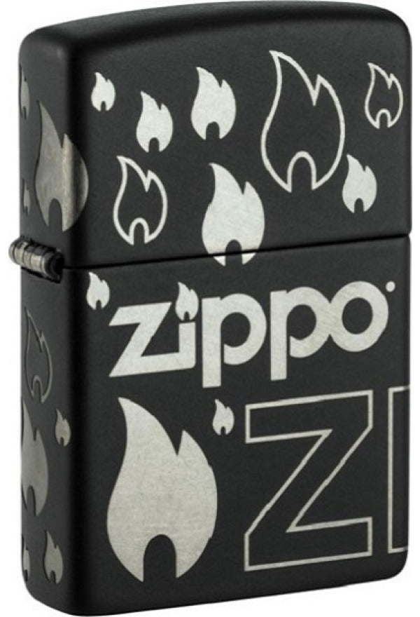 Zippo Flames Logo Design