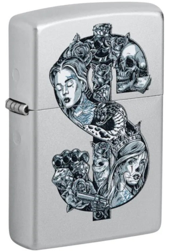 Zippo Tattoo Dollar Design