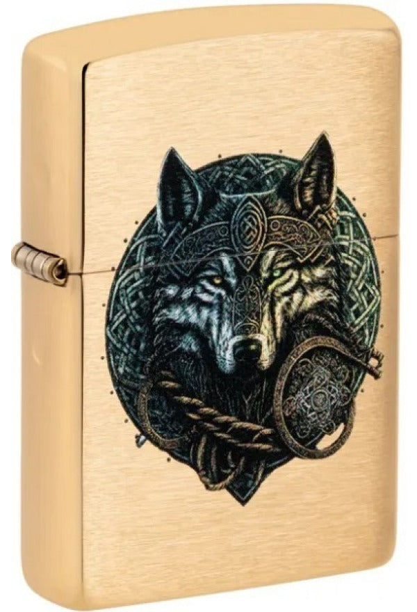 Zippo Wolf Warrior Design