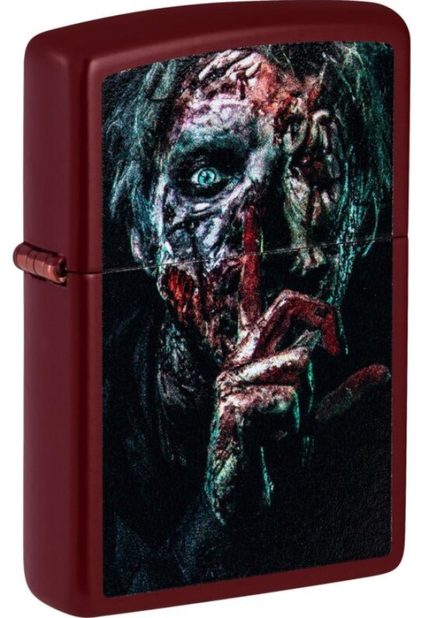 Zippo 46021 Quiet Zombie Design