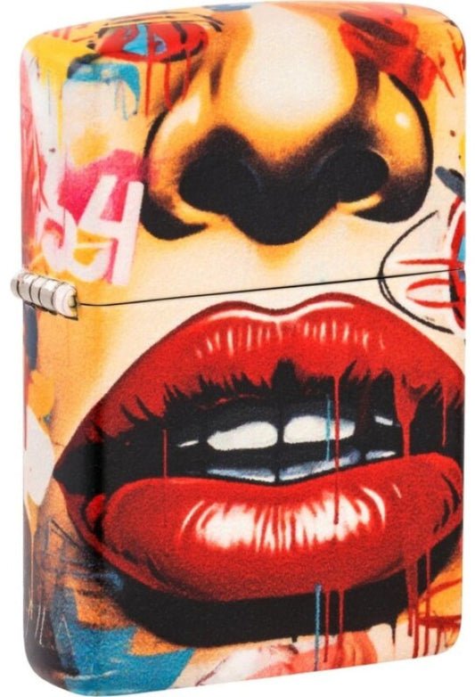 Zippo 49352 Street Art Face Design