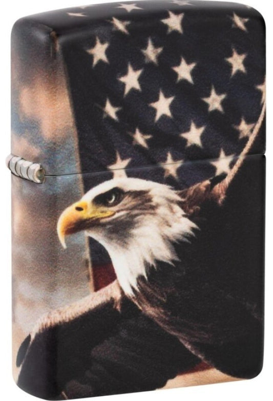 Zippo 49352 Eagle USA Flag Design
