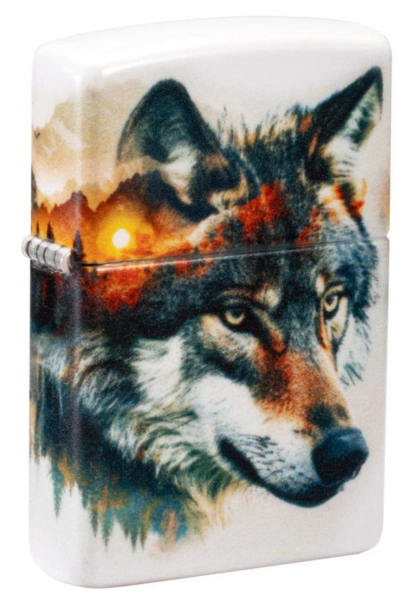 Zippo 49352 Wolf and Mountain