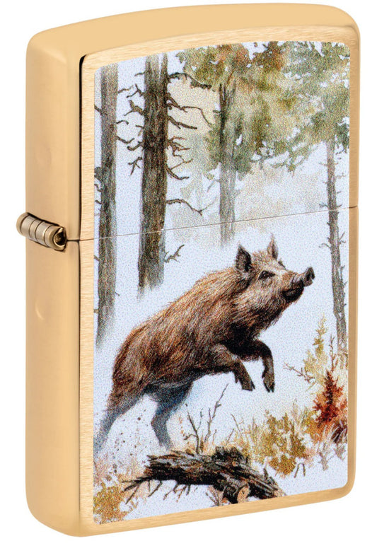 Zippo 4204B Wild Boar Design