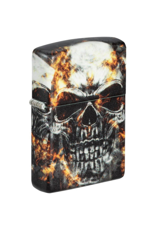 Zippo Smokey Skulls Design