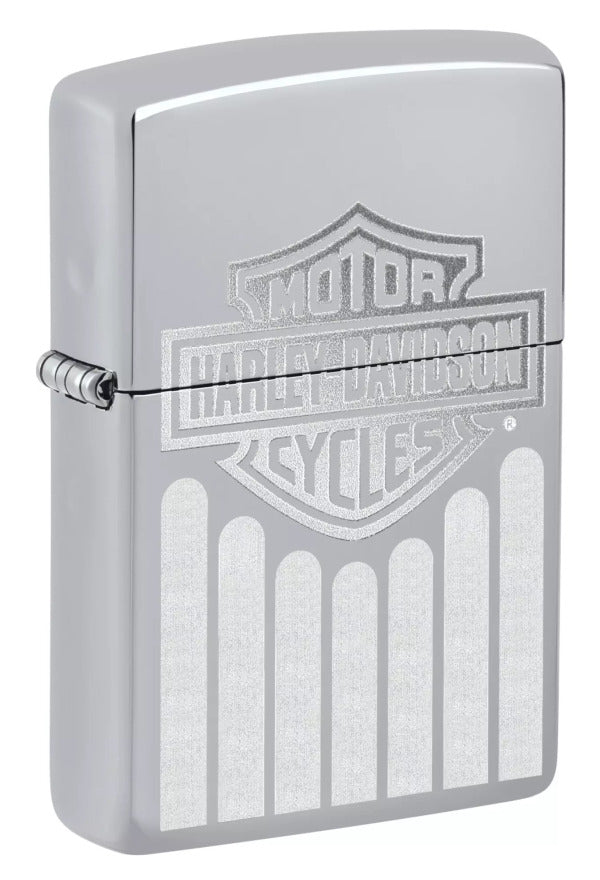 Zippo Harley Davidson Bar and Shield Engraved