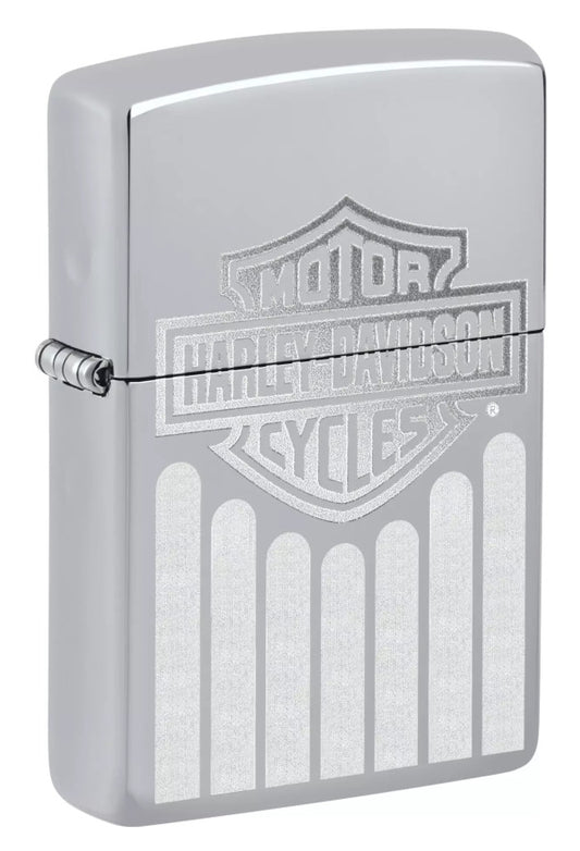 Zippo Harley Davidson Bar and Shield Engraved