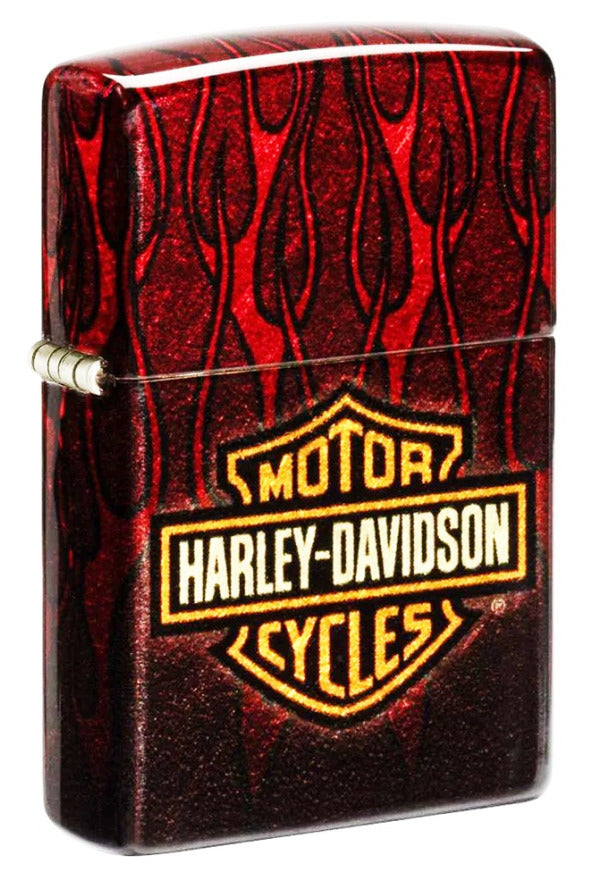 Zippo Harley Davidson Red Flames