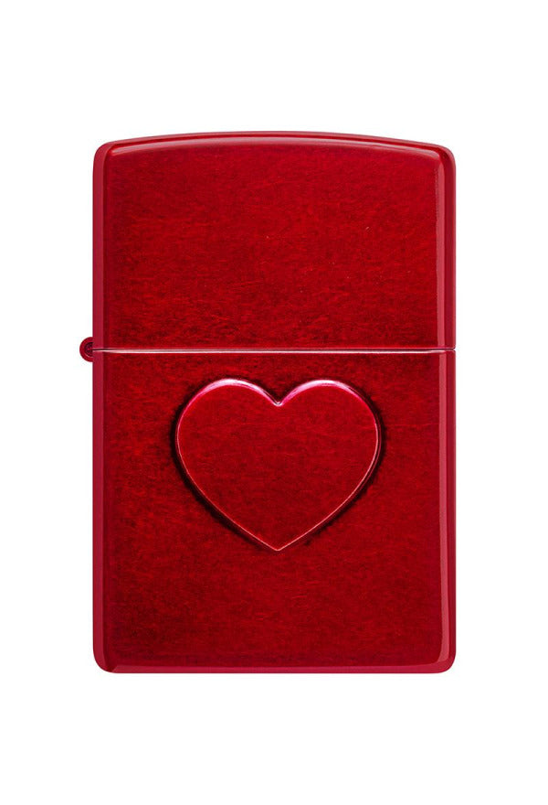 Zippo Stamped Heart Design