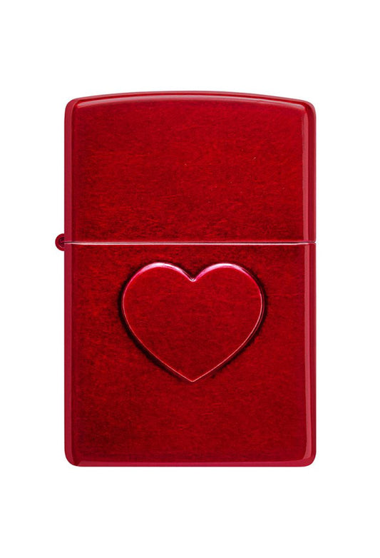 Zippo Stamped Heart Design