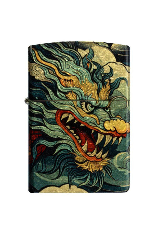 Zippo Colourful Dragon Design