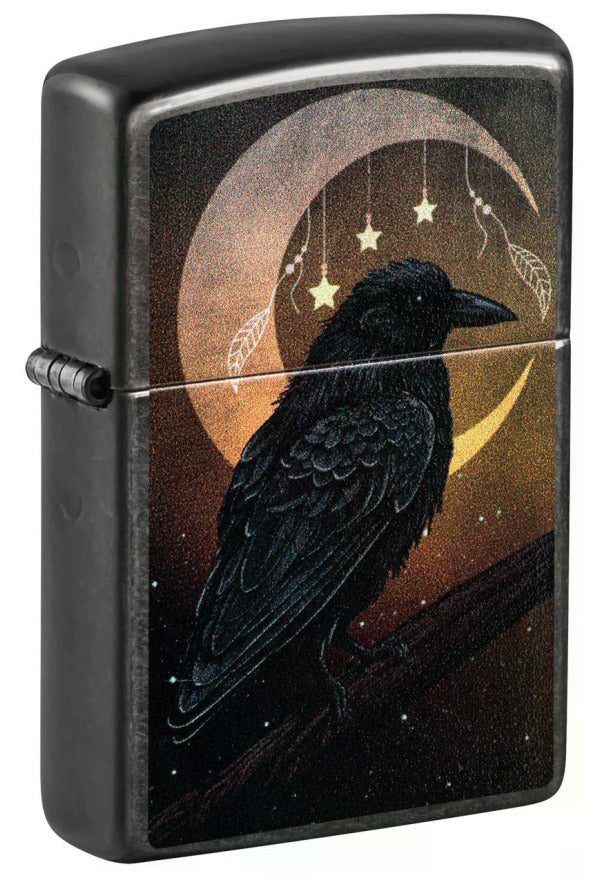 Zippo 28378 Crow and Moon Design