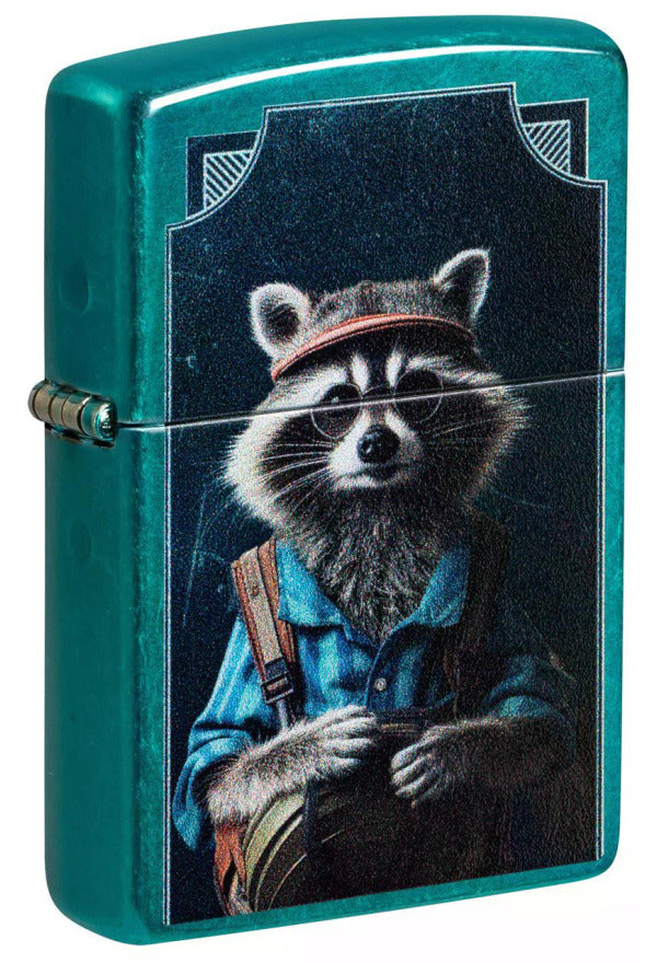 Zippo 24004 Raccoon Hiker Design