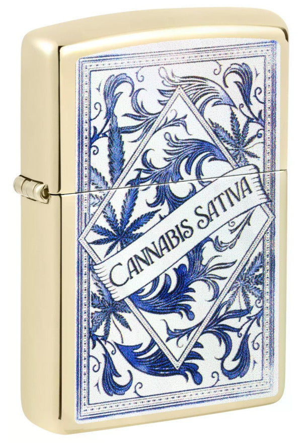 Zippo Cannabis Sativa Design