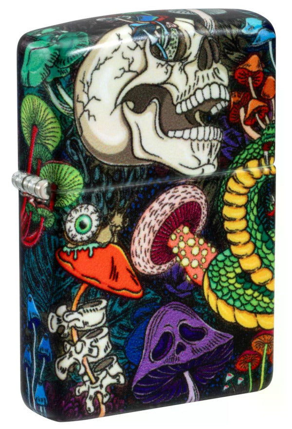 Zippo Psychedelic Skull Design