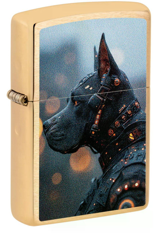 Zippo Futuristic Dog Design