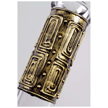 Handbemalte Glasbong Ice Steam Punk