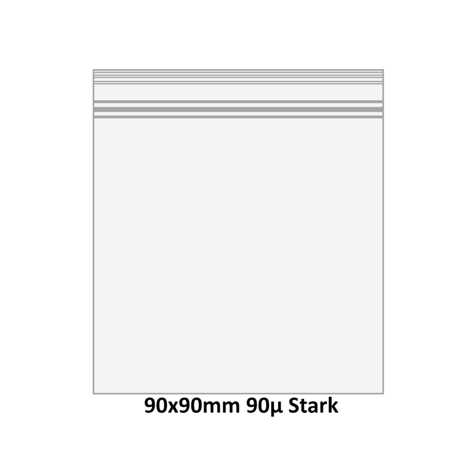 Druckverschlussbeutel 90 x 90 mm
