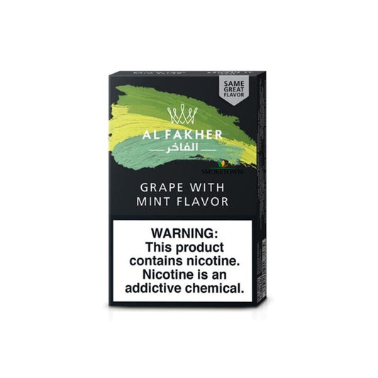 Al Fakher - Grape with Mint - 50g – Al Fakher Tabak, Doppelapfel