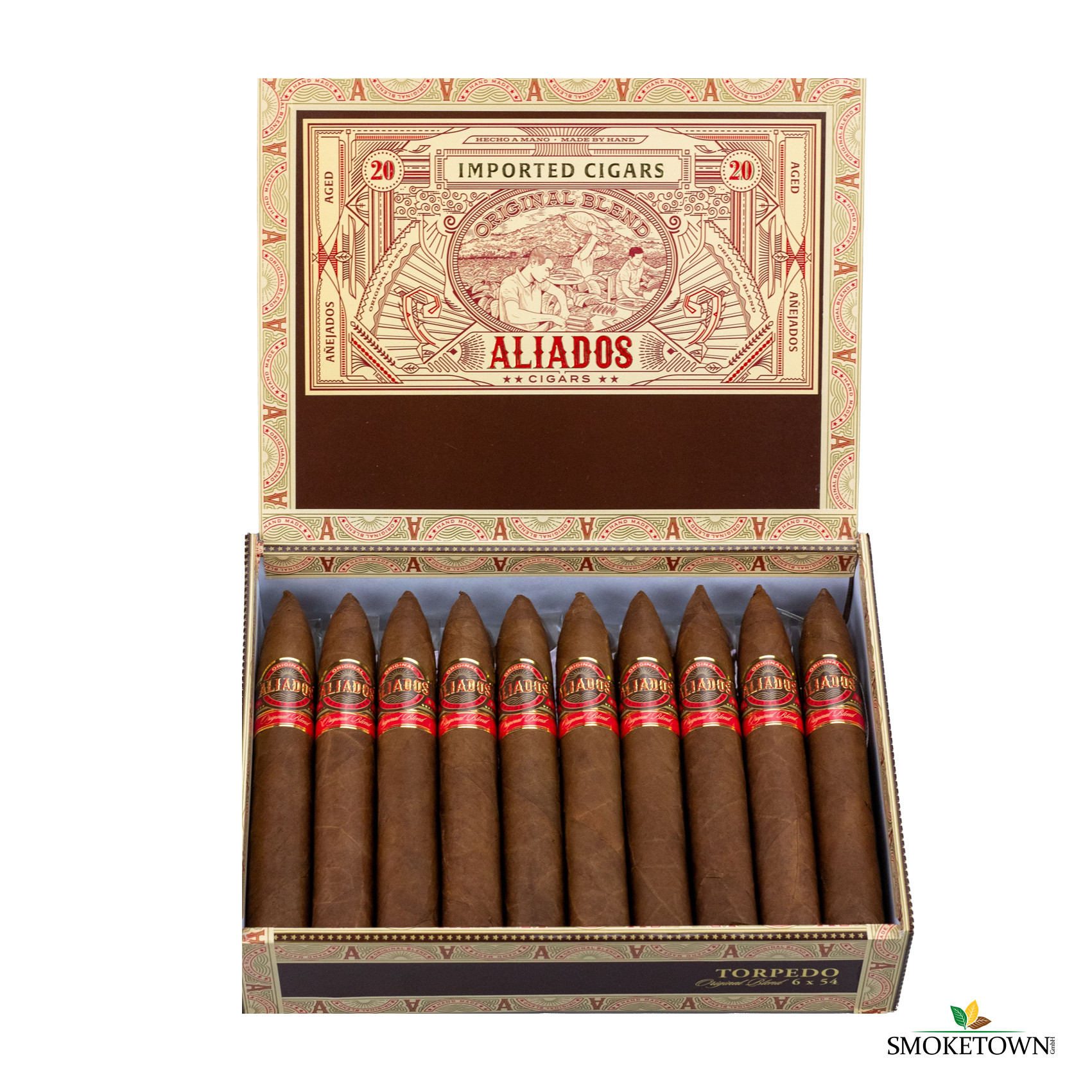 Aliados Orig. Zigarre Blend Torpedo – Cuba Aliados Zigarren, Honduras Zigarren