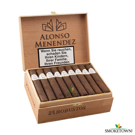 Alonso Menendez Robusto 25 Zigarren – brasilianischer Tabak, erdige Zigarren
