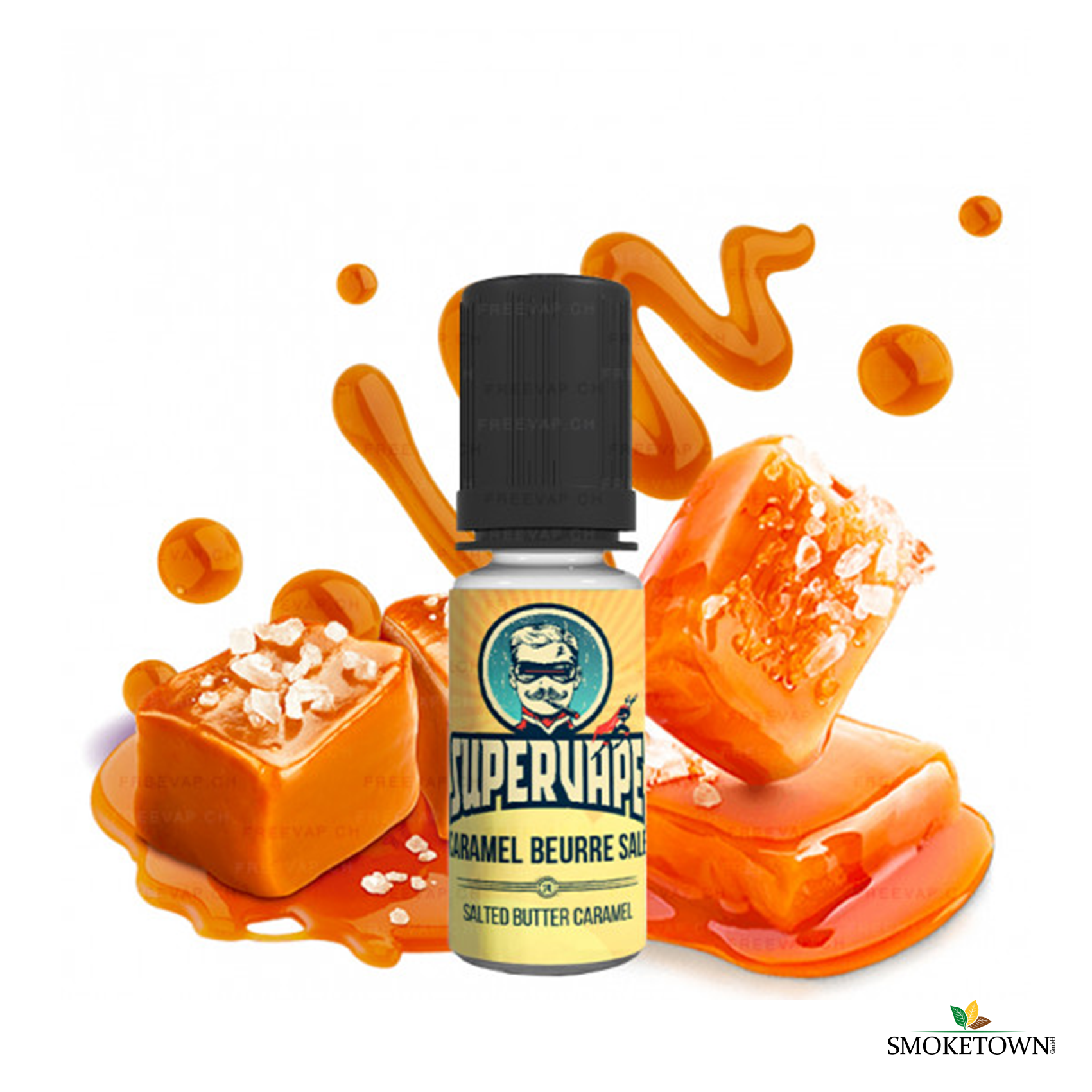 Supervape Aroma - Gesalzenes Butterkaramell – 10ml – 10ml Aroma, butteriges Karamell