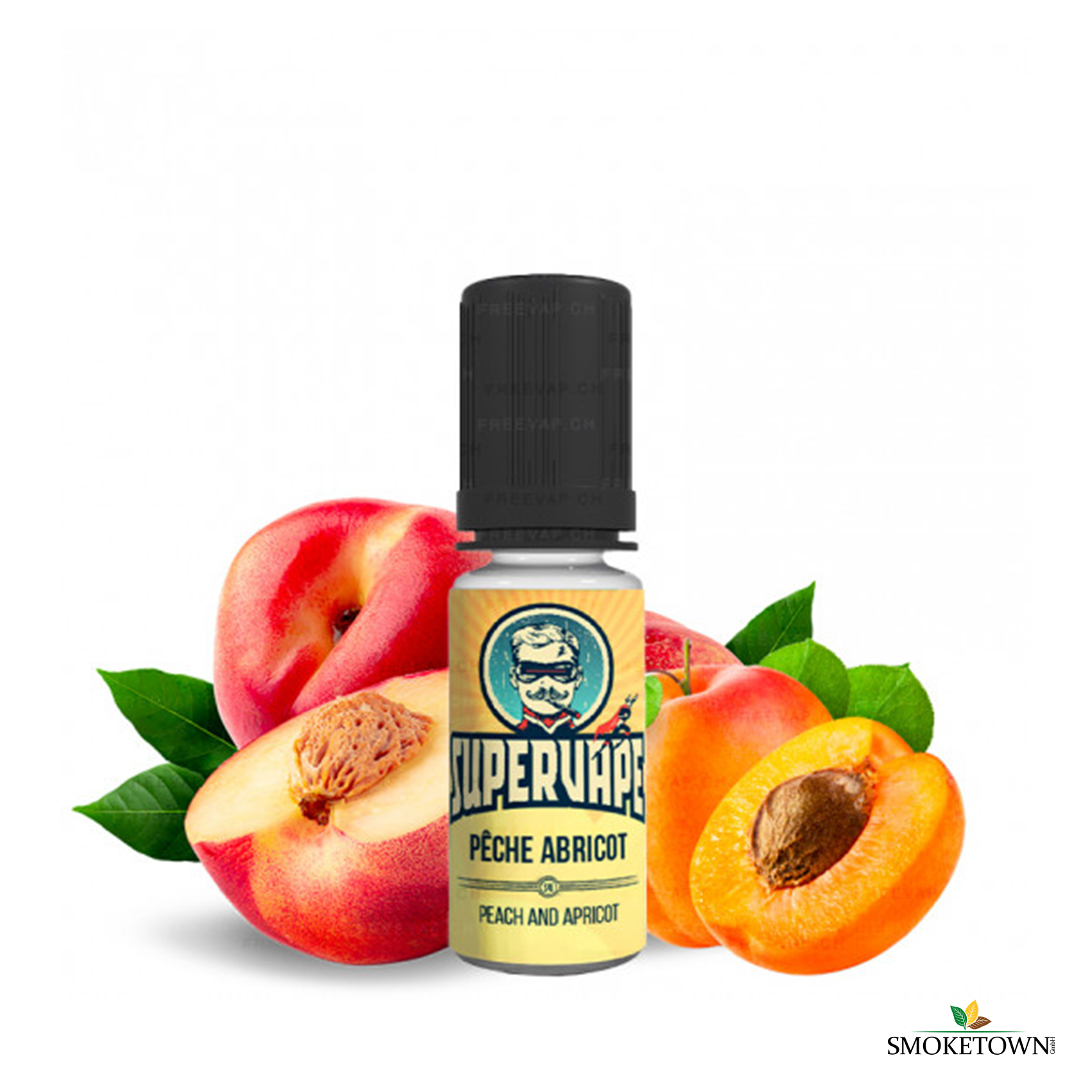 Supervape Aroma - Pfirsich Aprikose – 10ml – 10ml Liquid Aroma, Aprikosen Liquid
