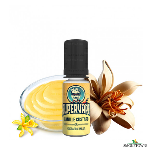 Supervape Aroma - Vanilla Custard – 10ml – Custard Konzentrat, Dessert-Aroma Dampfen