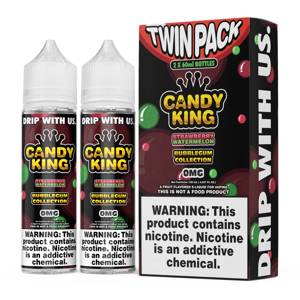 Candy King - Bubblegum - Twin Pack – 70VG/30PG, Dampfen