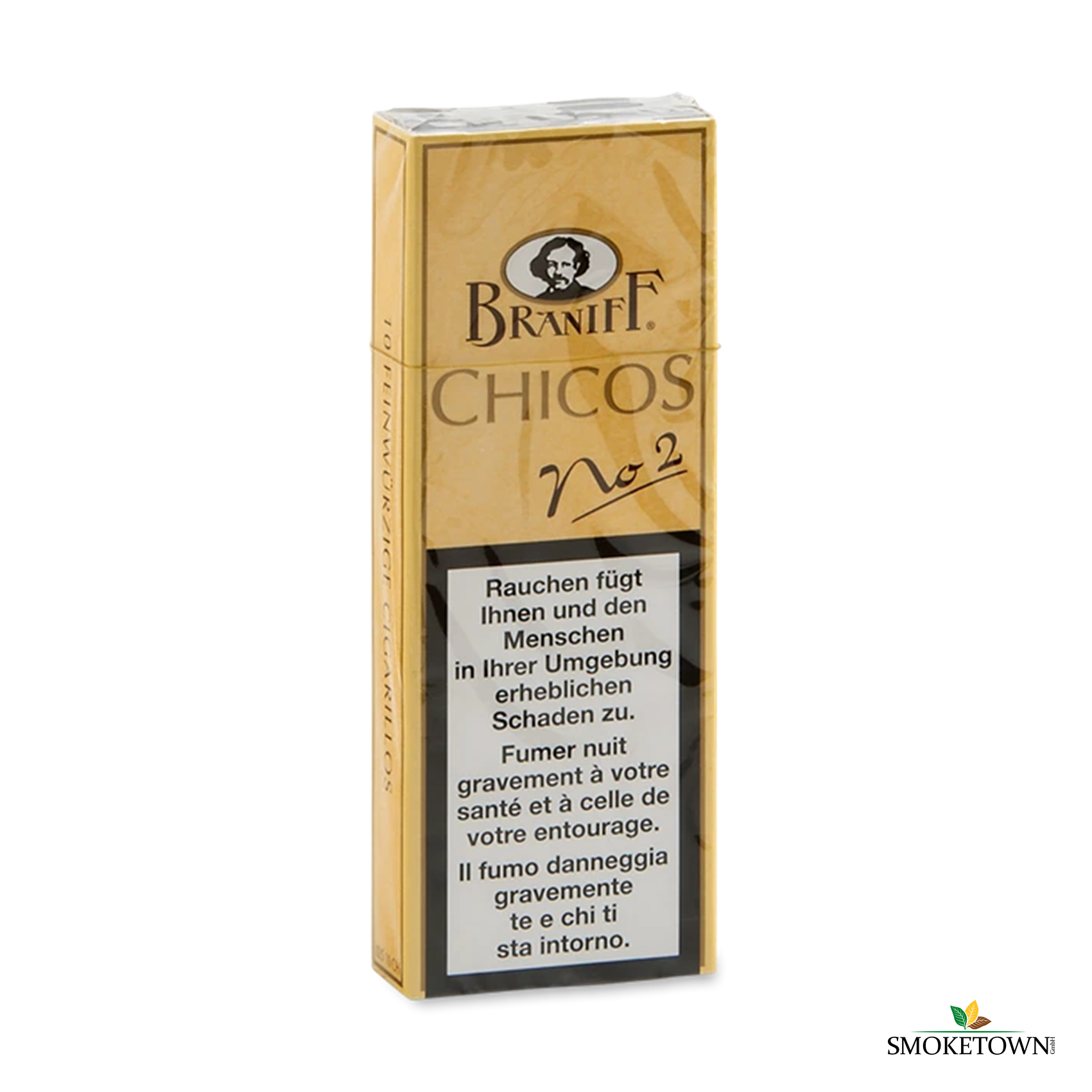 Braniff Chicos Nr. 2 – Chicos Zigarrenform, Cigarillo für zwischendurch