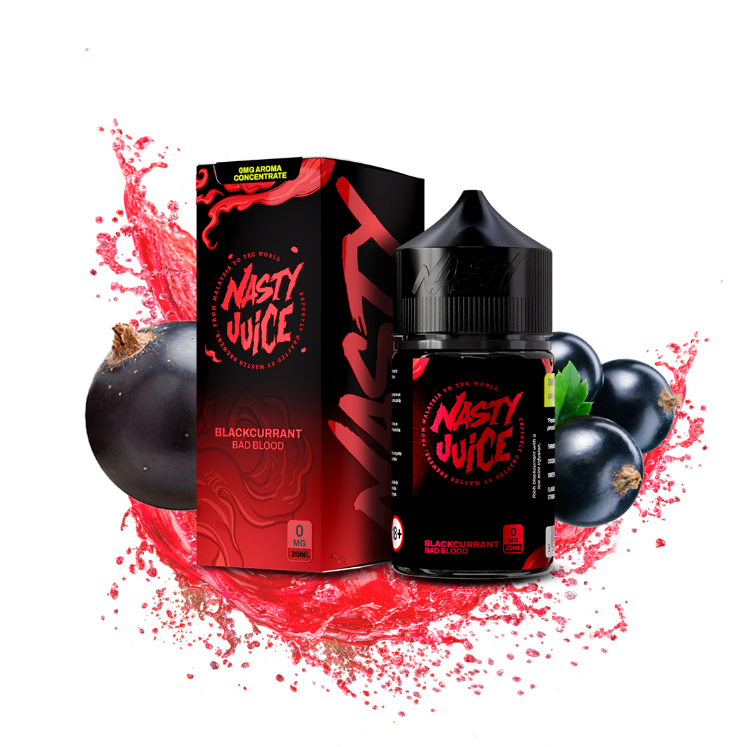 Nasty Juice Aroma - Bad Blood – 20ml Aroma kaufen, Aroma schwarze Johannisbeere