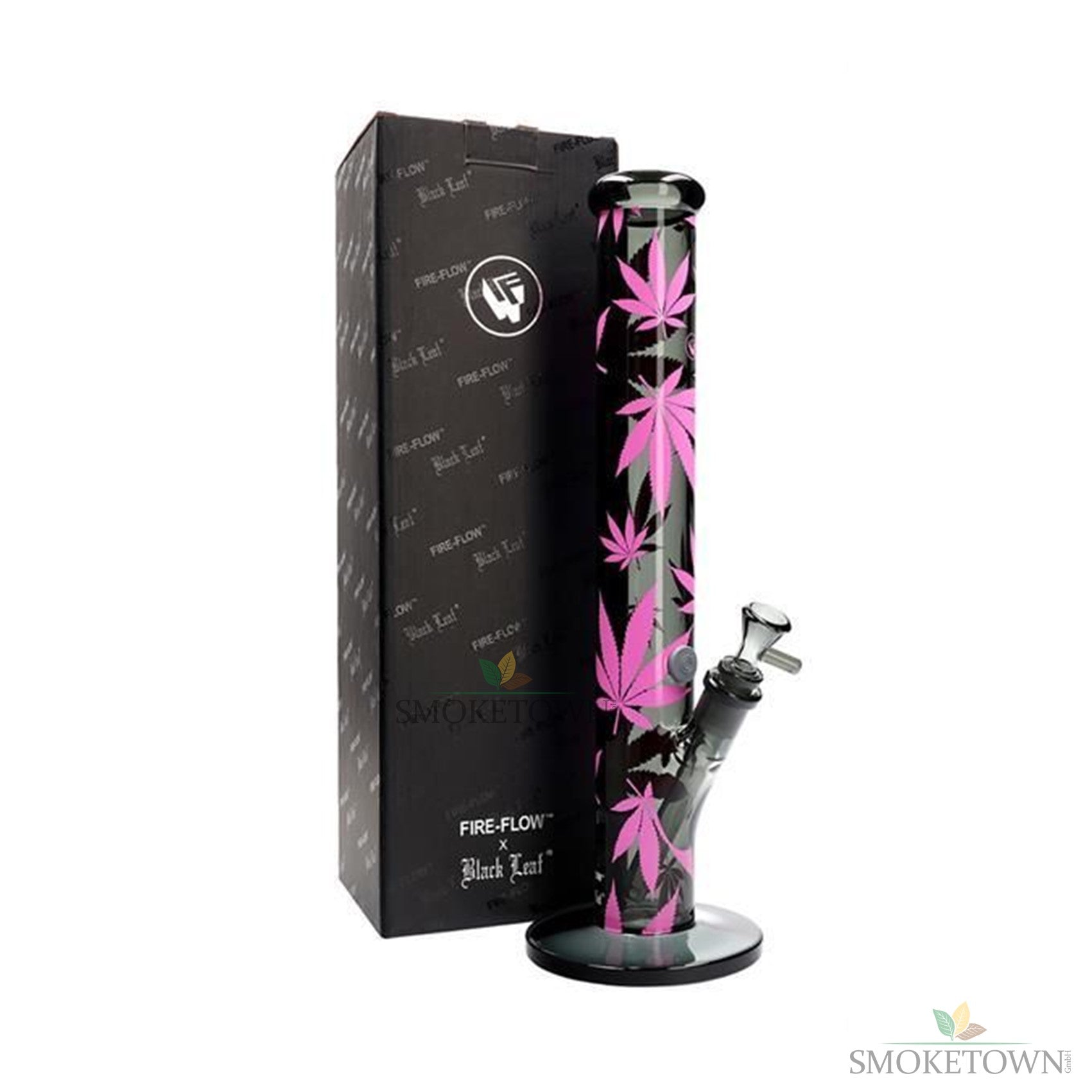 Black Leaf Bong Glas Pink Cannaleaf – Design, Effizient