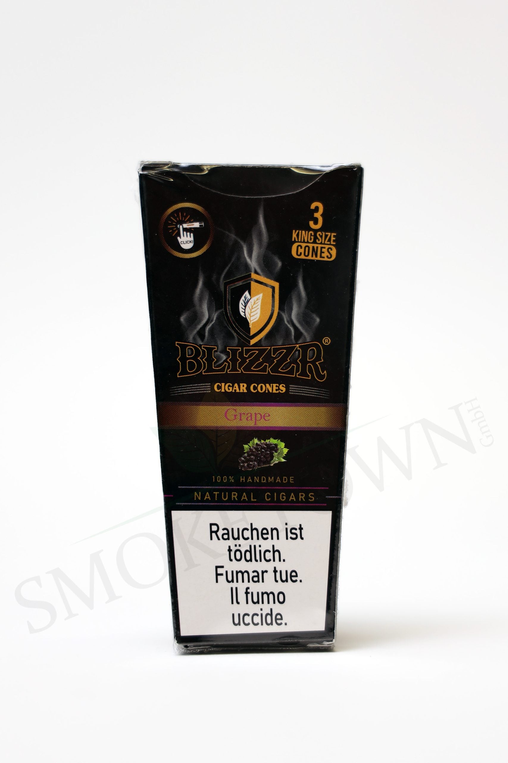 BLIZZR - Blueberry - Natural Leaf Cone - KS – Backwoods, Blizzr Cigar Cones