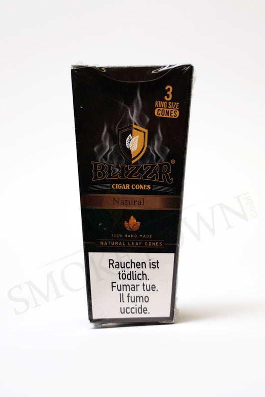 BLIZZR - Natural - Natural Leaf Cone - KS – Backwoods, Blizzr Cigar Cones