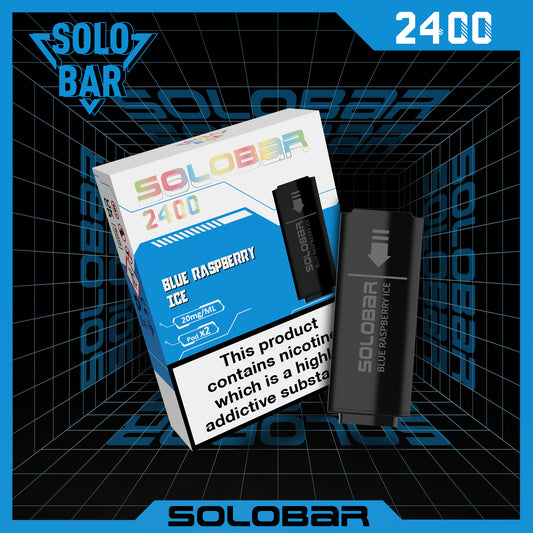 Solo Bar - Pods – 4 Kartuschen E-Zigarette, 600 Züge Pods